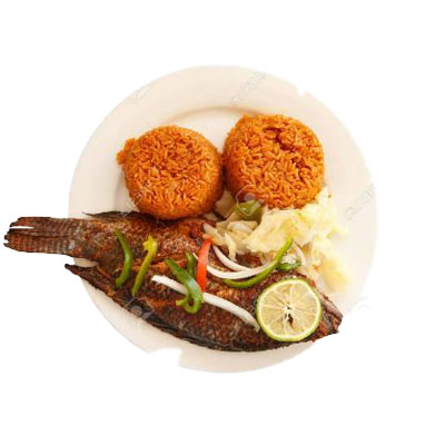 Jollof Rice with fish