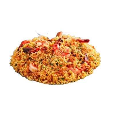 Shrimps Jollof Rice